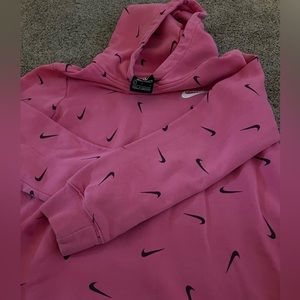 Youth Girls Size Large Pink Nike Hoodie